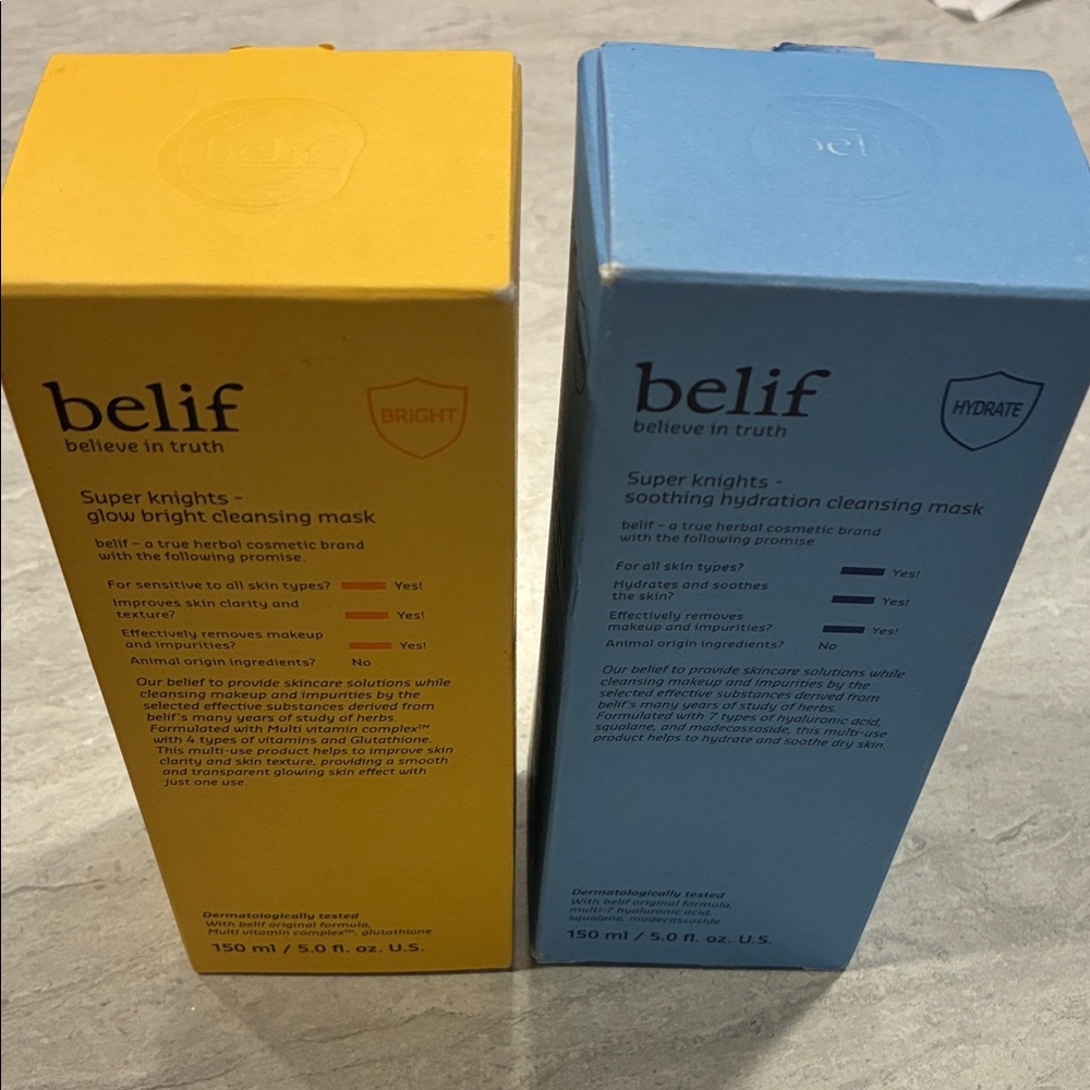 Belif Cleansing Mask Set and Brightening